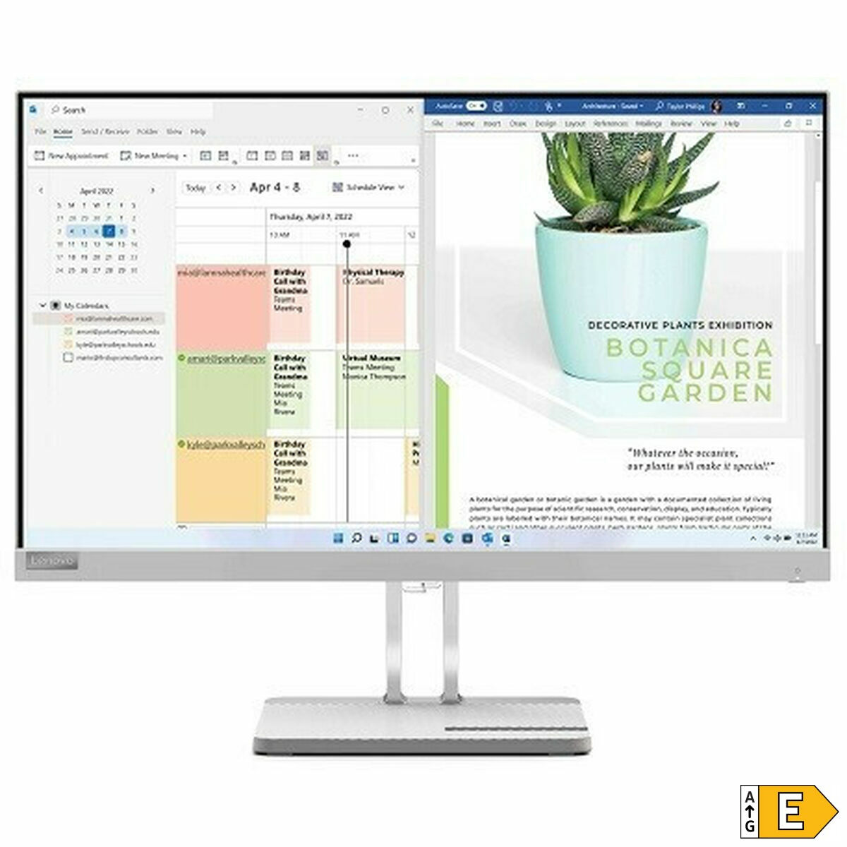 Monitorius Lenovo L24e-40 Full HD 23,8" 100 Hz